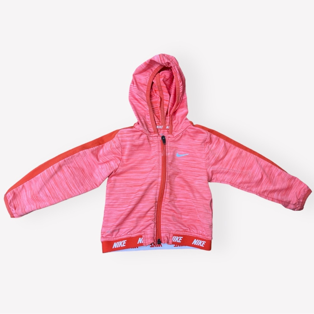 NIKE DRIT-FIT 18M 80-85 CM Girls lightweight Jacket Pink Orange